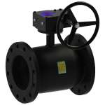 Кран кульовий 11с333п Ду 200/150 з редуктором Breeze