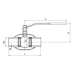 Кран кульовий 11с37п1 Ду 32/32 Breeze Кран кульовий 11с37п1 Ду 32/32 Breeze